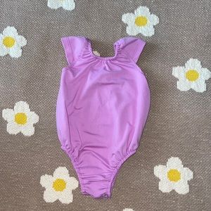 Baileys blossoms purple Cyrene stretch onesie 3-6 months